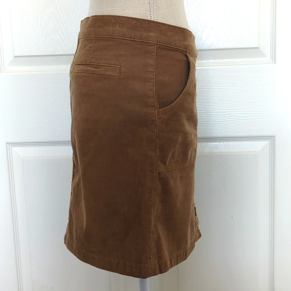 Tory Burch Lucitano Oatmeal Corduroy Skirt